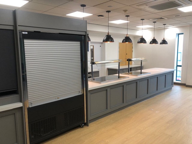 View of Ashford & St Peter’s Hospitals NHS Foundation Trust Servery Area and Refurbishes Education Kitchen - image 6