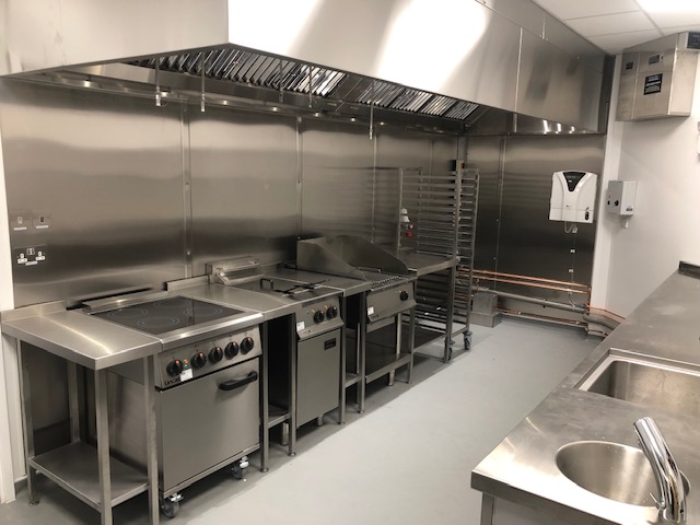 View of Ashford & St Peter’s Hospitals NHS Foundation Trust Servery Area and Refurbishes Education Kitchen - image 3